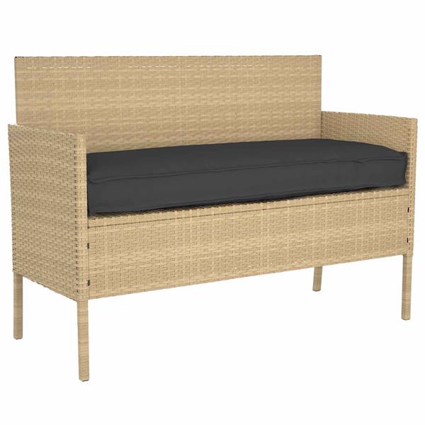 Grote foto vidaxl pallet kussen set 2 pcs zwart 120 x 40 x 8 cm oxford stof huis en inrichting woningdecoratie