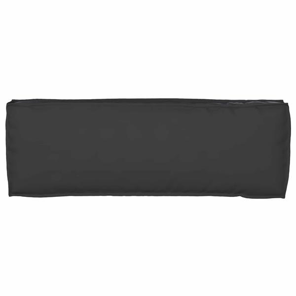 Grote foto vidaxl pallet kussen set 2 pcs zwart 120 x 40 x 8 cm oxford stof huis en inrichting woningdecoratie