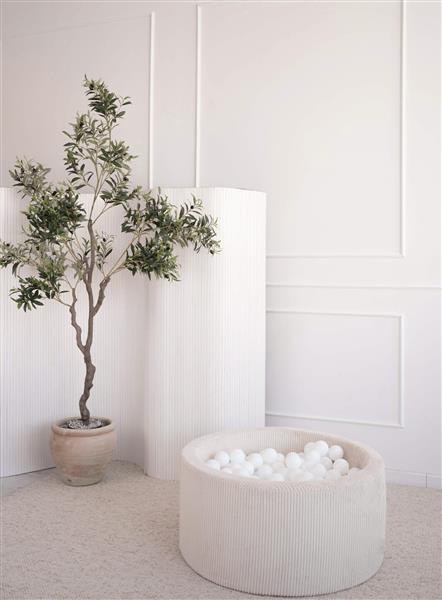 Grote foto ballenbad rib velvet 90x40cm cr me excl ballen kinderen en baby overige