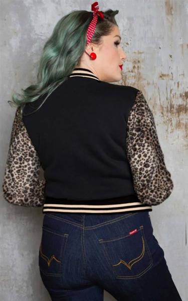 Grote foto rumble 59 ladies sweat jacket the wild one. kleding dames overige kledingstukken