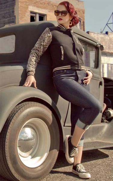 Grote foto rumble 59 ladies sweat jacket the wild one. kleding dames overige kledingstukken