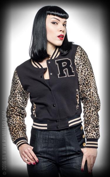 Grote foto rumble 59 ladies sweat jacket the wild one. kleding dames overige kledingstukken