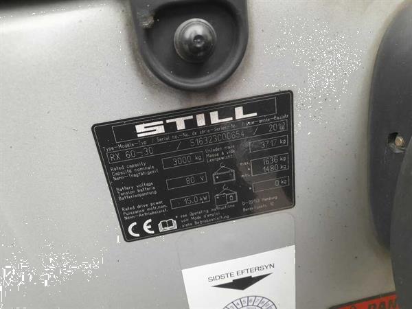 Grote foto vs 22501 elektrische triplex heftruck still rx60 30 bj2012 agrarisch heftrucks