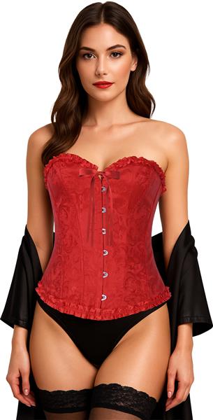 Grote foto rood corset dames kant verzamelen overige verzamelingen