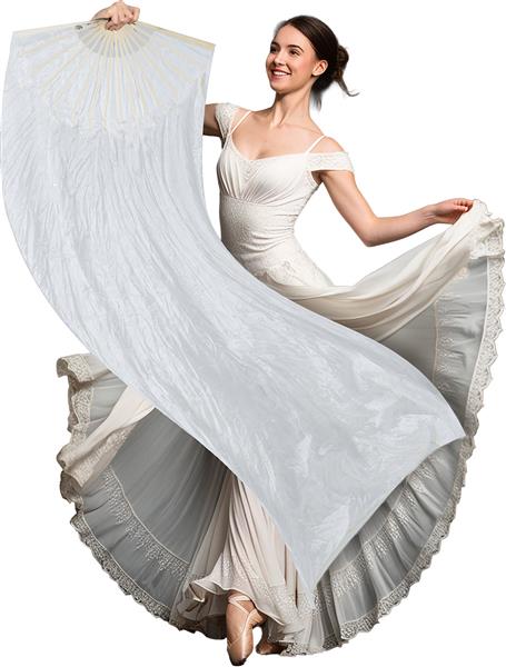 Grote foto witte waaier met licht 1 5m verzamelen overige verzamelingen