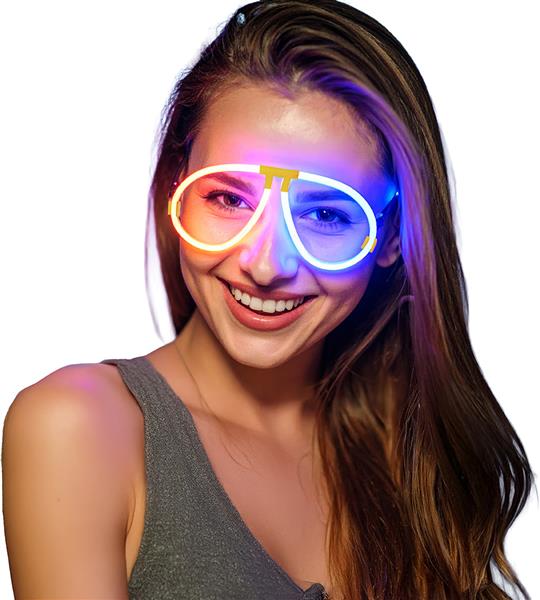 Grote foto gekleurde bril glow in the dark verzamelen overige verzamelingen