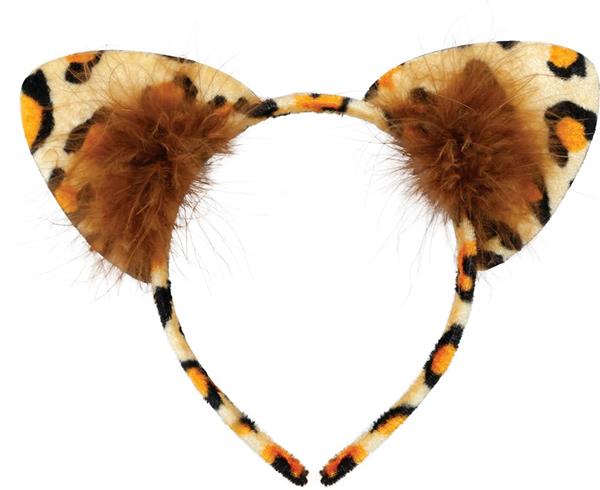 Grote foto luipaard haarband beige verzamelen overige verzamelingen