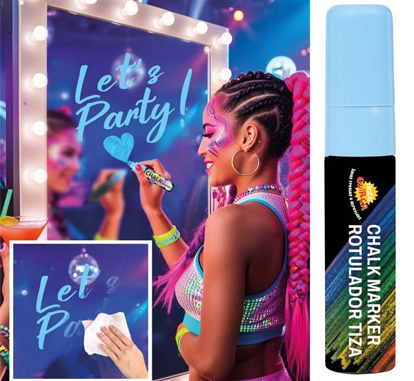 Grote foto lichtblauwe krijtstift verzamelen overige verzamelingen