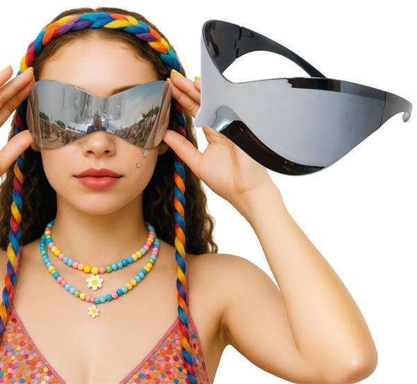 Grote foto zwart zilveren zonnebril verzamelen overige verzamelingen