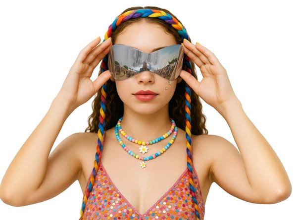 Grote foto zwart zilveren zonnebril verzamelen overige verzamelingen