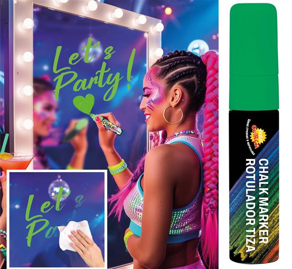 Grote foto groene krijtstift verzamelen overige verzamelingen