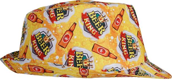 Grote foto bier hoed geel verzamelen overige verzamelingen