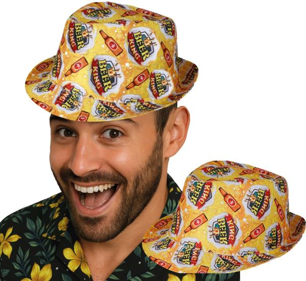 Grote foto bier hoed geel verzamelen overige verzamelingen