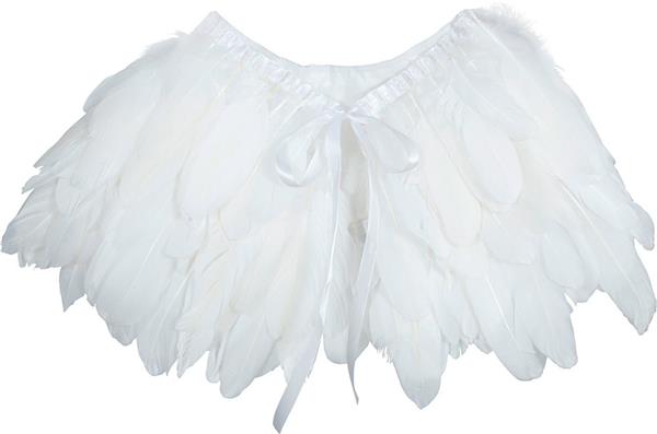 Grote foto witte kraag veren 30cm verzamelen overige verzamelingen