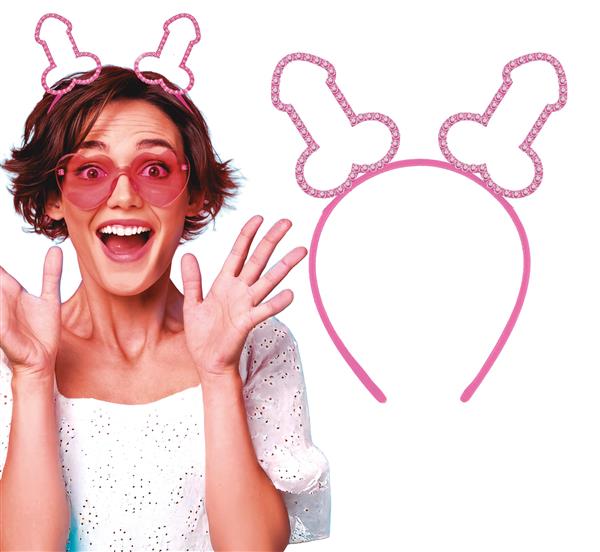 Grote foto penis haarband roze verzamelen overige verzamelingen