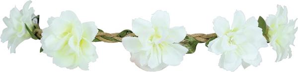 Grote foto bloemen hoofdband wit verzamelen overige verzamelingen