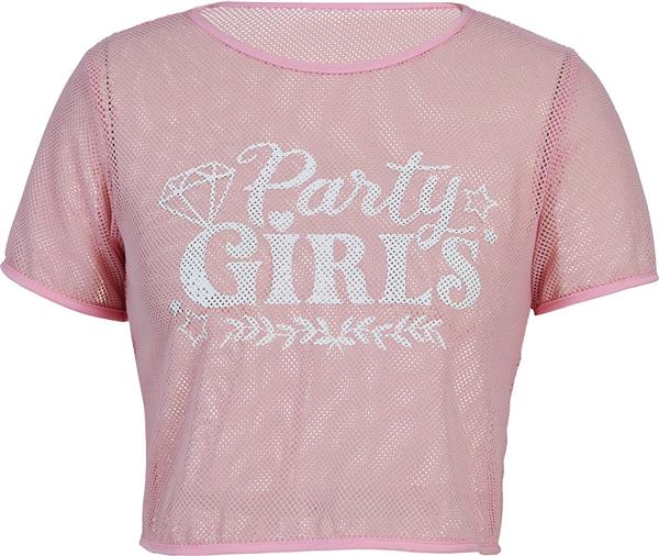 Grote foto roze shirt dames party girls verzamelen overige verzamelingen