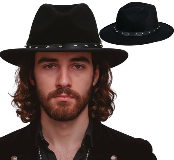 Grote foto cowboy hoed zwart studs verzamelen overige verzamelingen