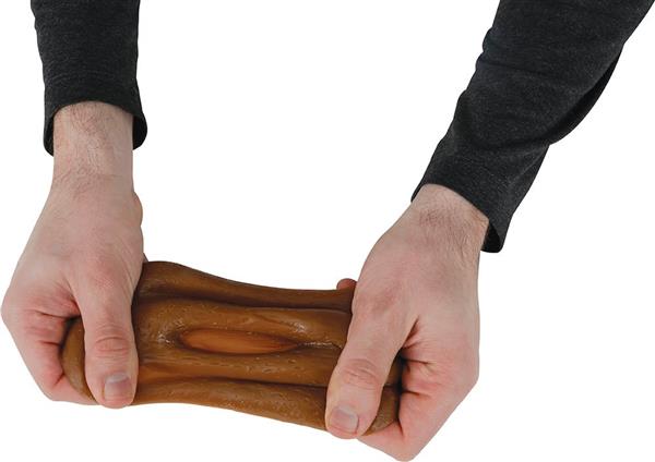 Grote foto bruine nep drol rond 11cm verzamelen overige verzamelingen