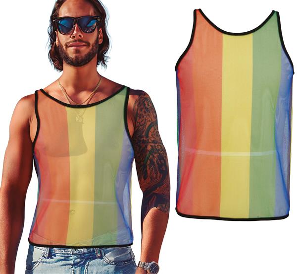 Grote foto regenboog tanktop mesh verzamelen overige verzamelingen
