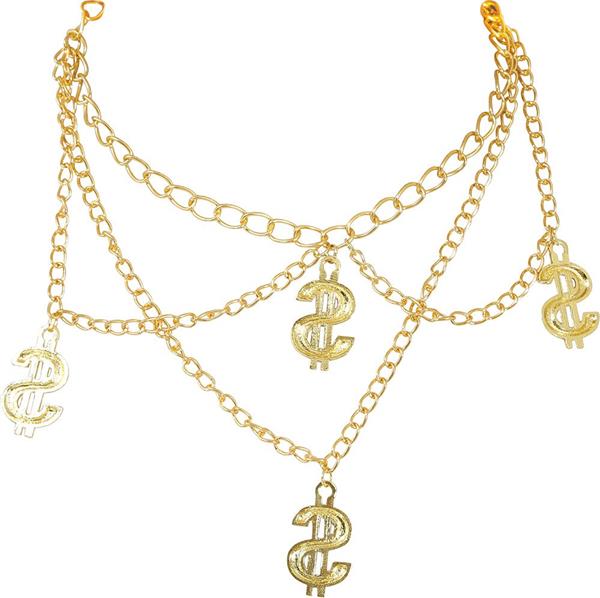 Grote foto dollars ketting goud verzamelen overige verzamelingen