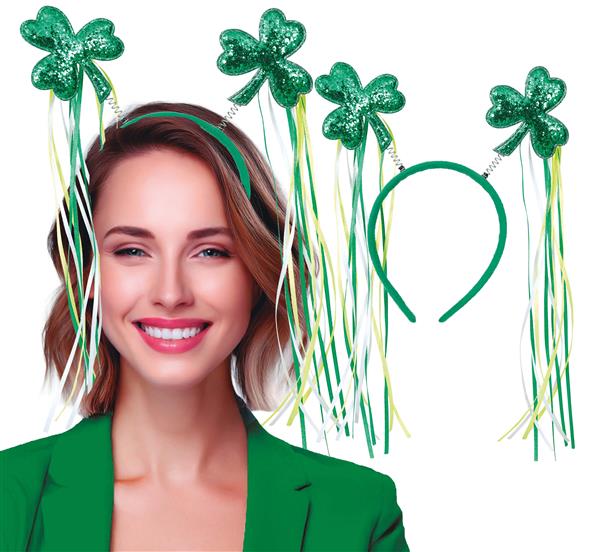 Grote foto st. patrick day haarband klavertjes verzamelen overige verzamelingen