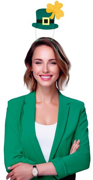 Grote foto st. patrick day haarband hoed met klaver verzamelen overige verzamelingen