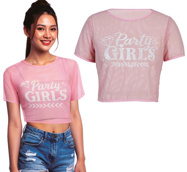 Grote foto roze shirt dames party girls verzamelen overige verzamelingen