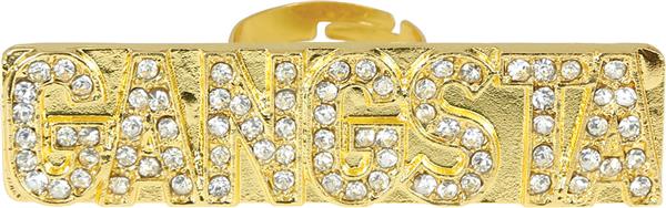 Grote foto gouden ring gangsta verzamelen overige verzamelingen