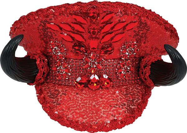 Grote foto duivel pet rood glitters verzamelen overige verzamelingen