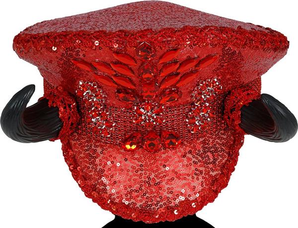 Grote foto duivel pet rood glitters verzamelen overige verzamelingen