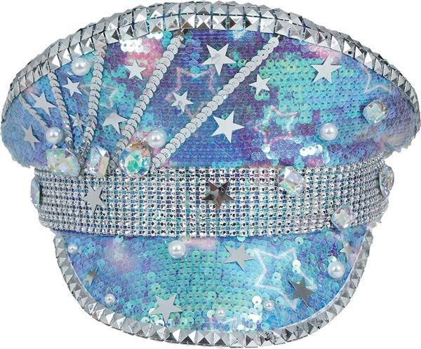 Grote foto sterren pet blauw glitters verzamelen overige verzamelingen