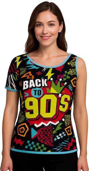 Grote foto jaren 90 shirt gekleurd dames verzamelen overige verzamelingen