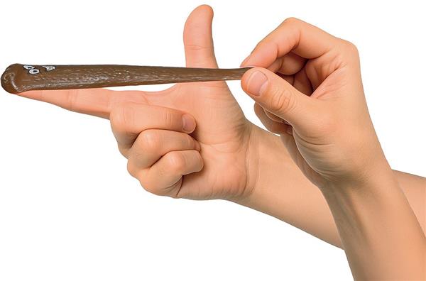 Grote foto bruine nep drol 4st verzamelen overige verzamelingen