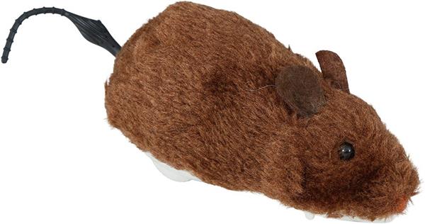 Grote foto bruine nep muis opwindbaar 16cm verzamelen overige verzamelingen