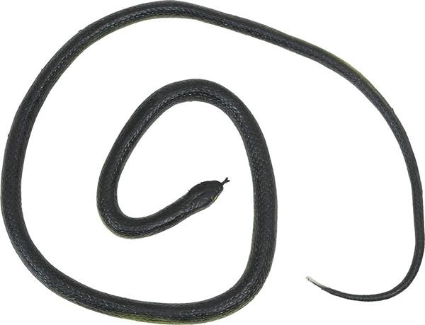 Grote foto zwarte nep slang met clip verzamelen overige verzamelingen