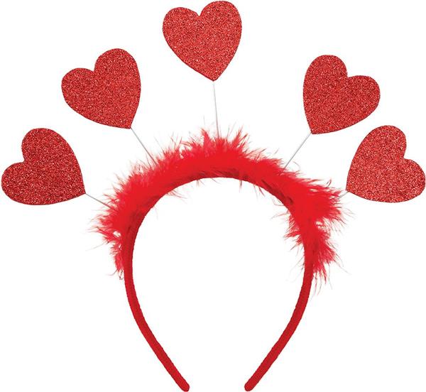 Grote foto hartjes haarband rood glitters verzamelen overige verzamelingen