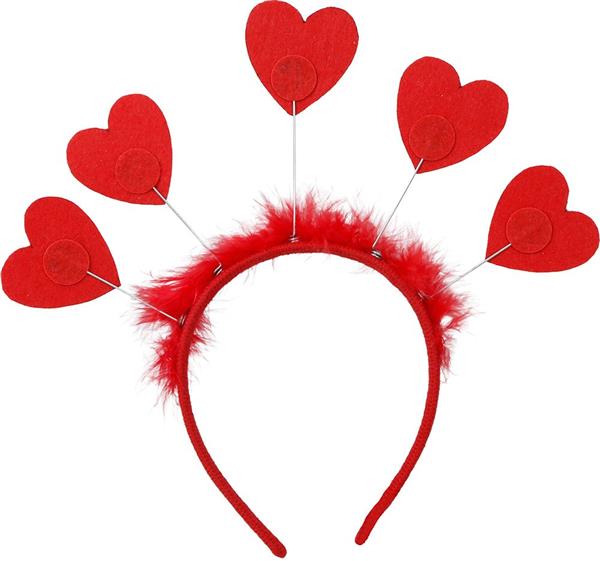 Grote foto hartjes haarband rood glitters verzamelen overige verzamelingen