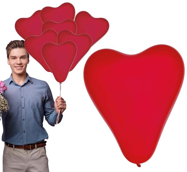 Grote foto rood hartjes ballonnen 15cm 10st verzamelen overige verzamelingen