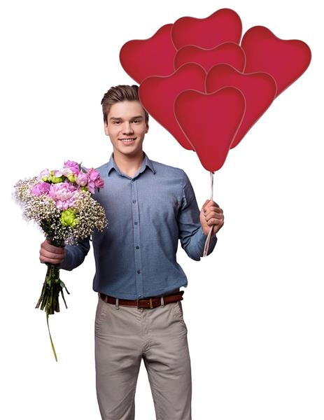 Grote foto rood hartjes ballonnen 15cm 10st verzamelen overige verzamelingen