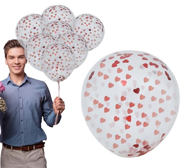 Grote foto hartjes confetti ballonnen rood roze 15cm verzamelen overige verzamelingen
