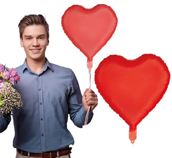 Grote foto hart helium ballon rood leeg 40cm verzamelen overige verzamelingen