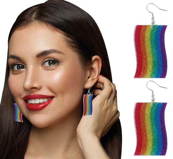 Grote foto rainbow earrings verzamelen overige verzamelingen