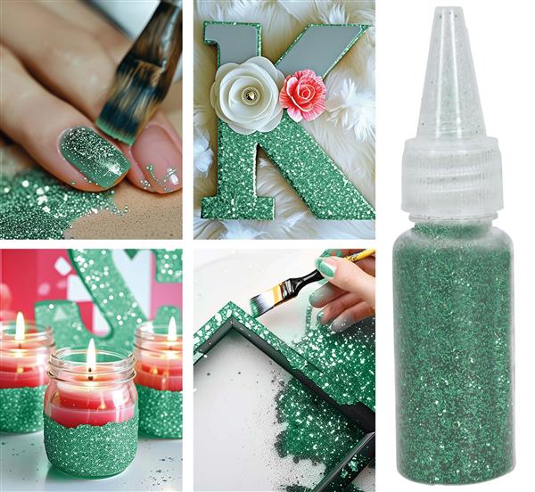 Grote foto groene glitter gel biodegradable 10gr verzamelen overige verzamelingen