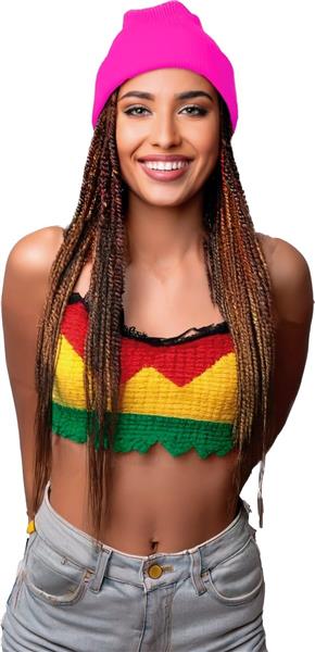 Grote foto neon roze muts retro verzamelen overige verzamelingen