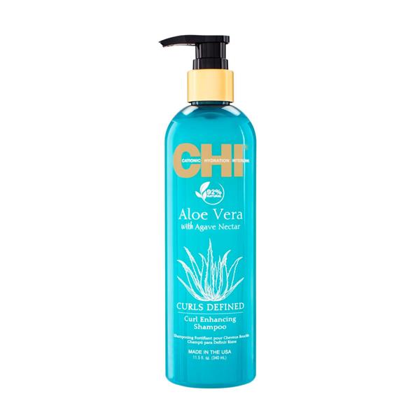 Grote foto chi aloe vera agave nectar curl shampoo 340ml kleding dames sieraden