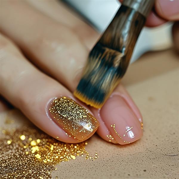 Grote foto gouden glitter gel 10gr verzamelen overige verzamelingen