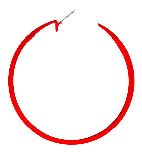 Grote foto rood oorbellen verzamelen overige verzamelingen