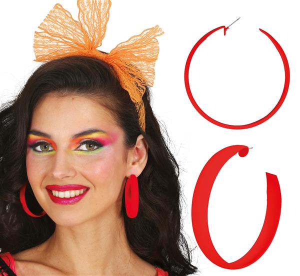 Grote foto rood oorbellen verzamelen overige verzamelingen