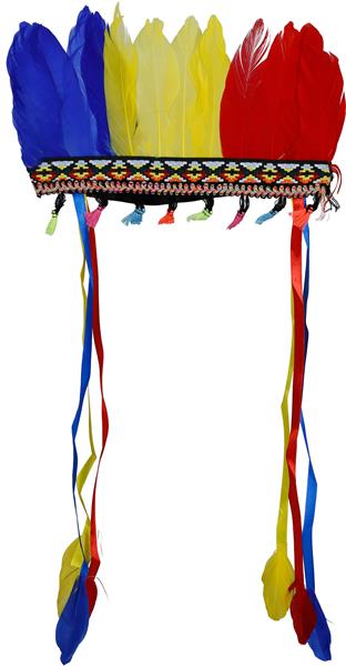 Grote foto indianentooi gekleurd veren verzamelen overige verzamelingen